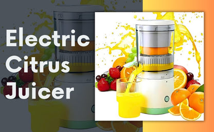 Electric Citrus Juicer Machine – Fresh Orange & Lemon Juice Maker | Portable Juicer | LexaroMart
